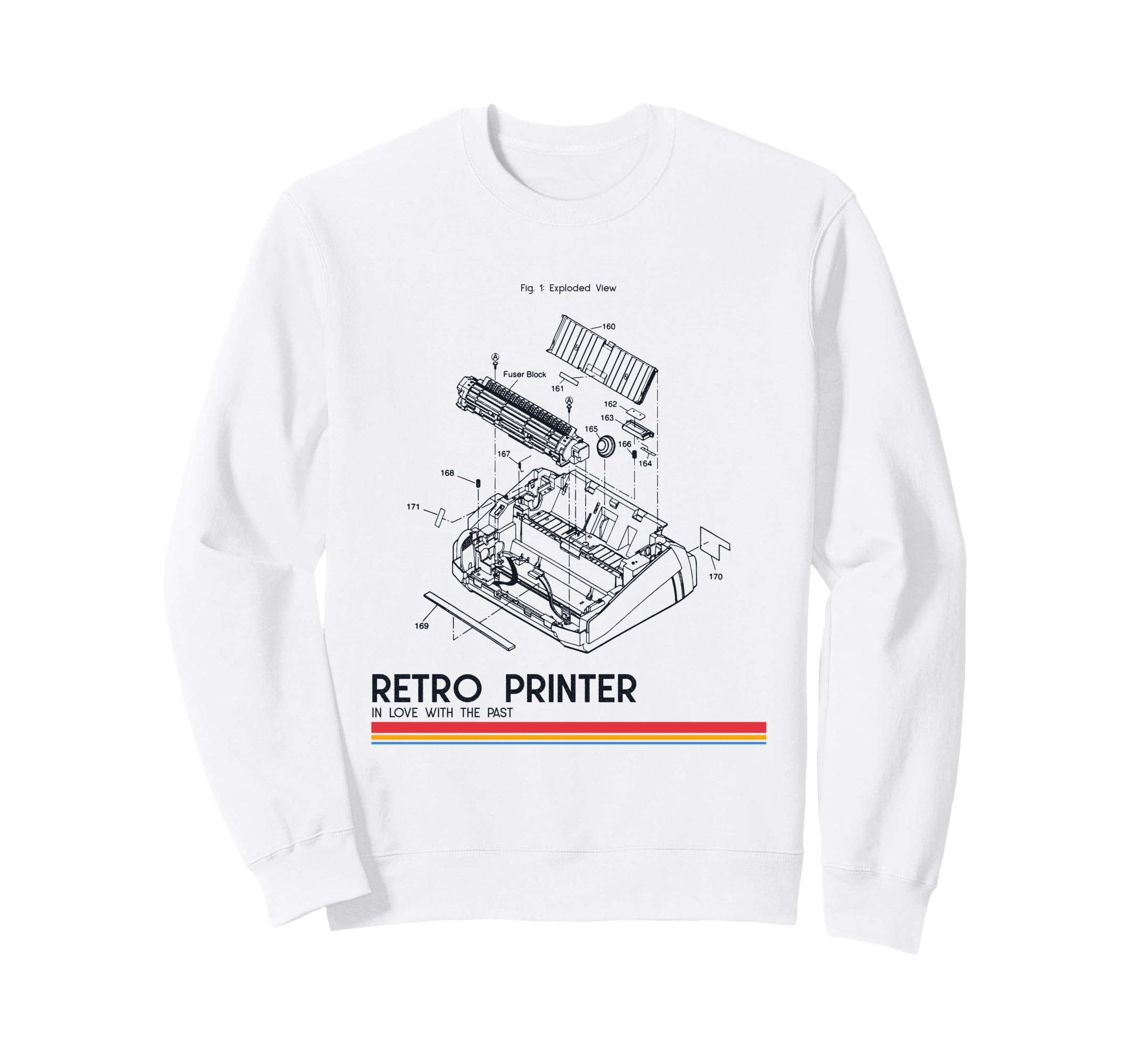Printer Love Past Sweatshirt - Streetwear Style Men Women - T-Shirt, Sweatshirt, Hoodie