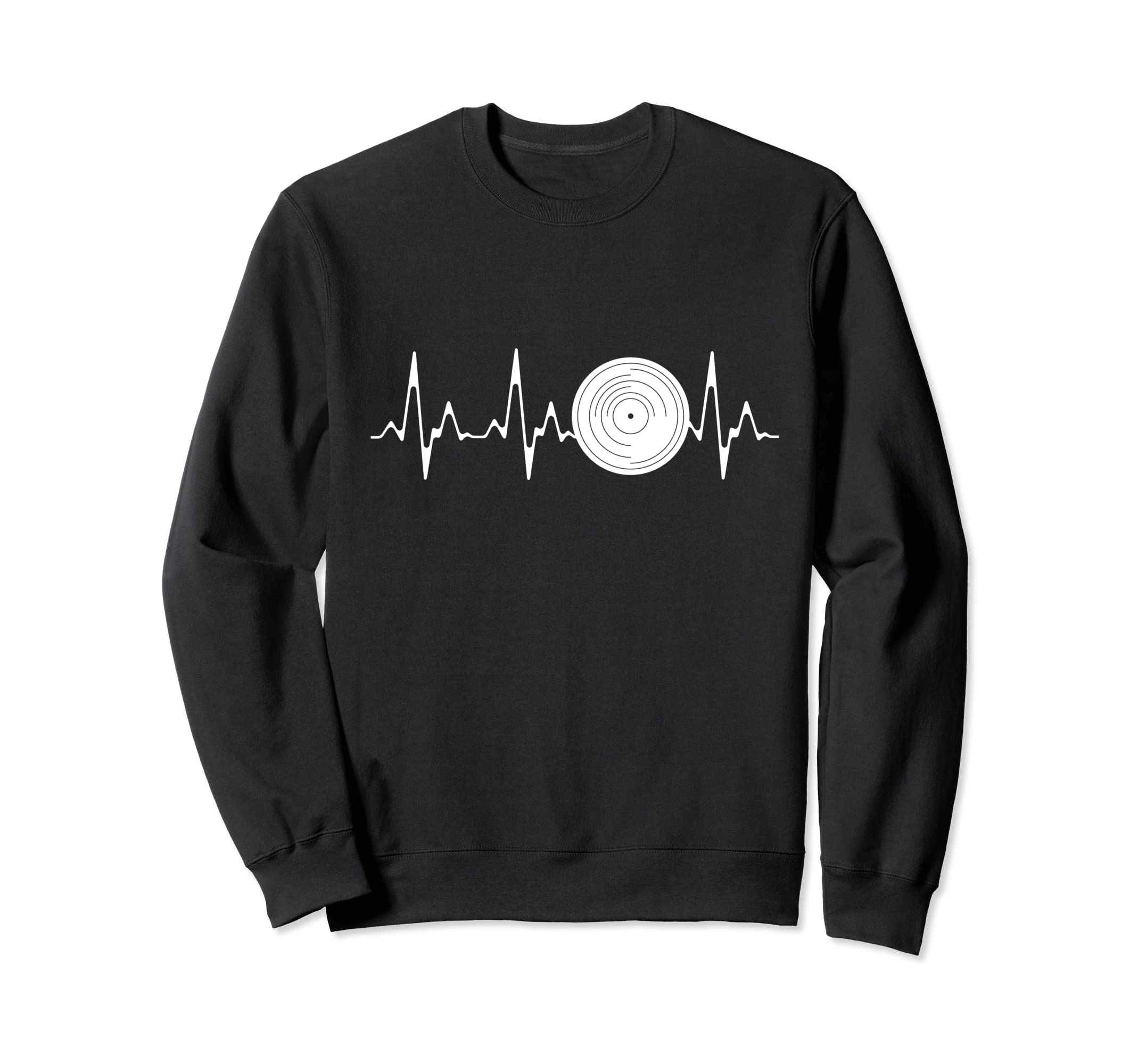 Vinyl Lp Record Player Sweatshirt - Minimalist Print Unisex - T-Shirt, Sweatshirt, Hoodie