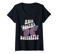 Womens Funny Anti Social Butterfly Club T-Shirt - Aesthetic Graphic Unisex - T-Shirt, Sweatshirt, Hoodie