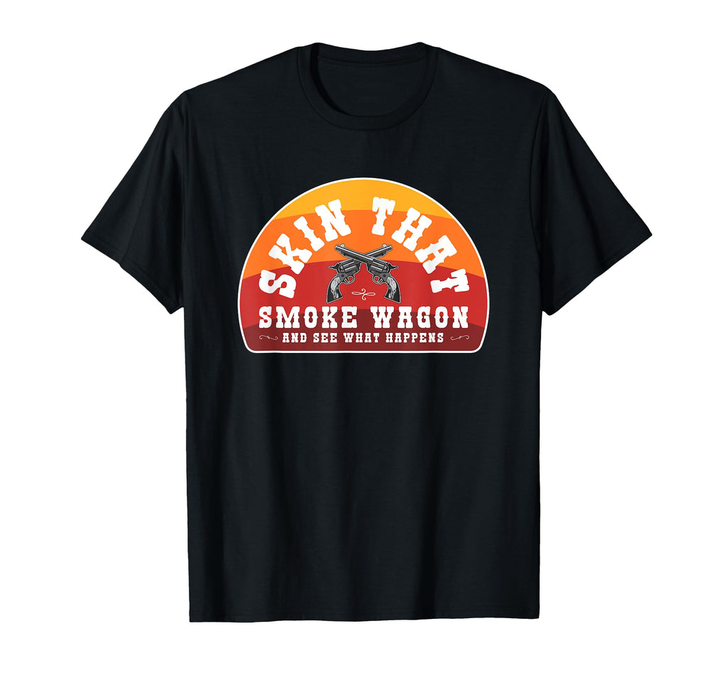 Skin That Smoke Wagon Desert Sunset T-Shirt - Minimalist Print for Adults - T-Shirt, Sweatshirt, Hoodie