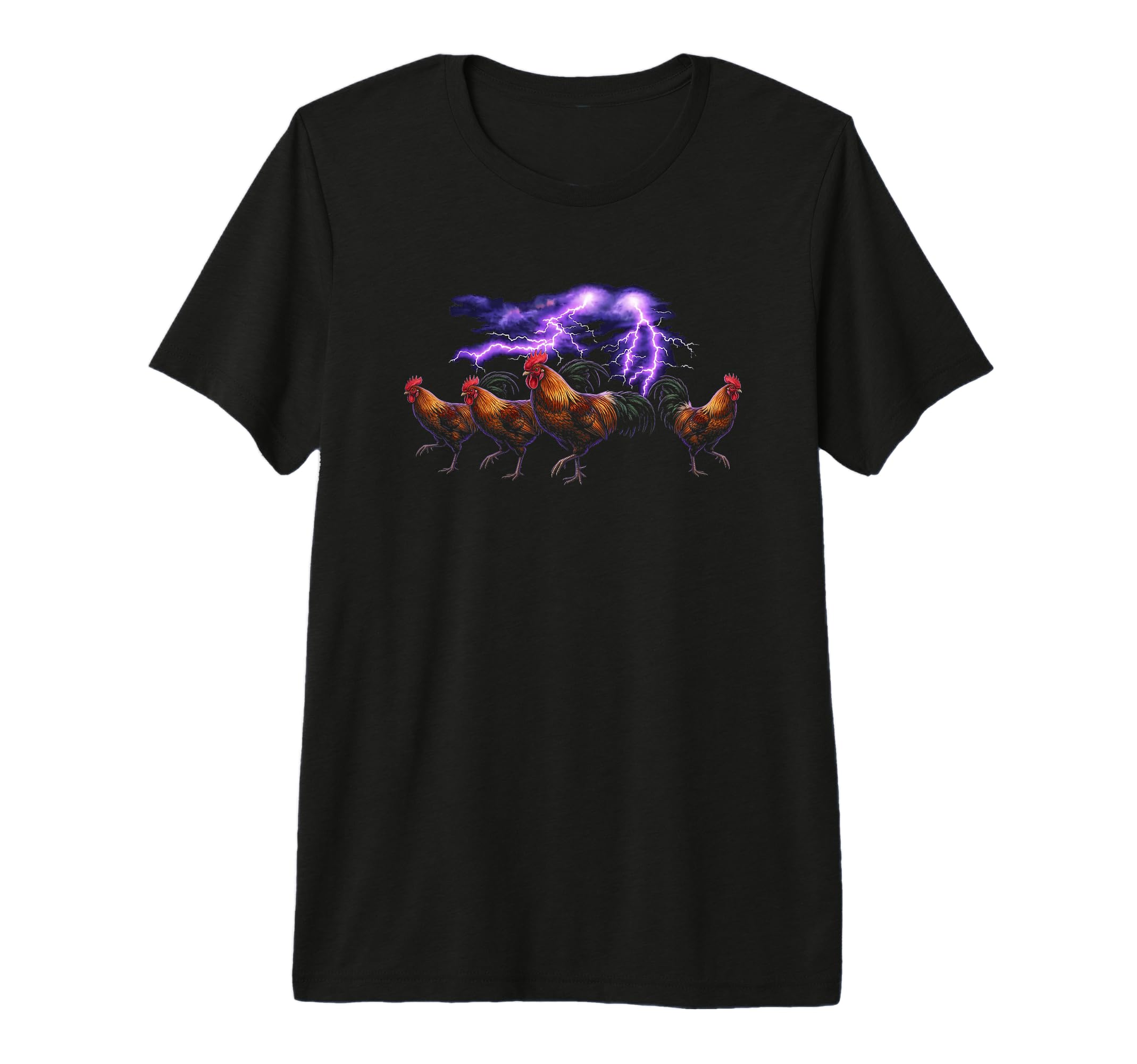 Rooster 90S Funny Rooster 80S Farm T-Shirt - Custom Art Print Men Women - T-Shirt, Sweatshirt, Hoodie