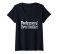 Womens Professional Overthinker Funny Mom T-Shirt - Novelty Apparel Unisex - T-Shirt, Sweatshirt, Hoodie