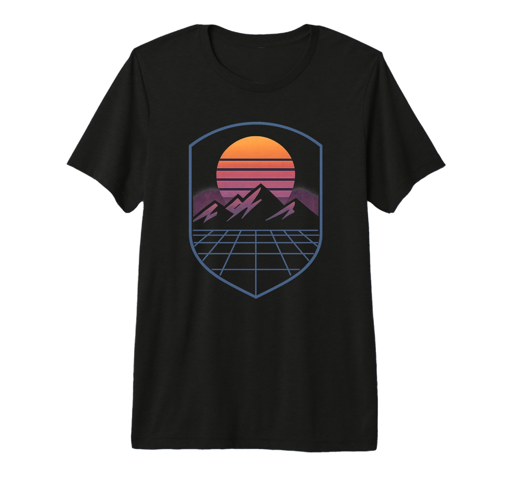 80S Synthwave Tri Blend T-Shirt - Graphic Print Unisex - T-Shirt, Sweatshirt, Hoodie