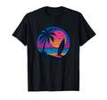 Surf Sunset 70S 80S Nostalgic Synthwave T-Shirt - Novelty Apparel Men Women - T-Shirt, Sweatshirt, Hoodie
