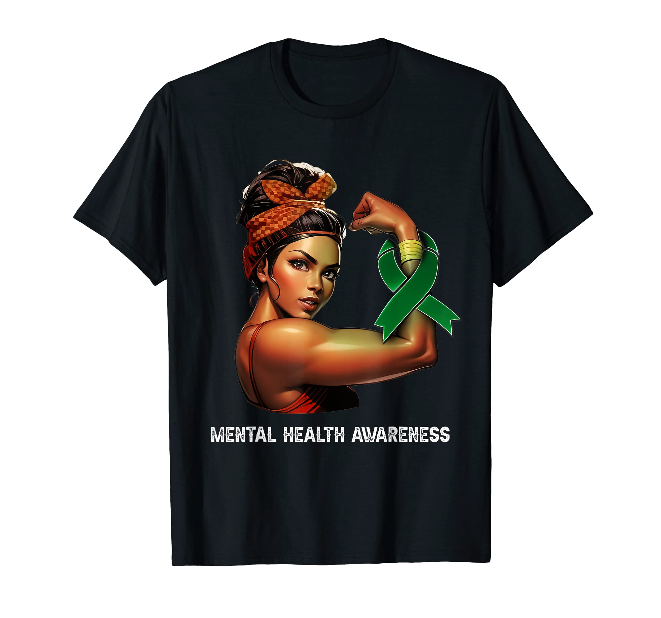 Unbreakable Afro Mental Health Awareness T-Shirt - Aesthetic Graphic Unisex - T-Shirt, Sweatshirt, Hoodie