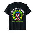 Fight Stigma Usa Flag Ribbon T-Shirt - Casual Everyday Wear Men Women - T-Shirt, Sweatshirt, Hoodie