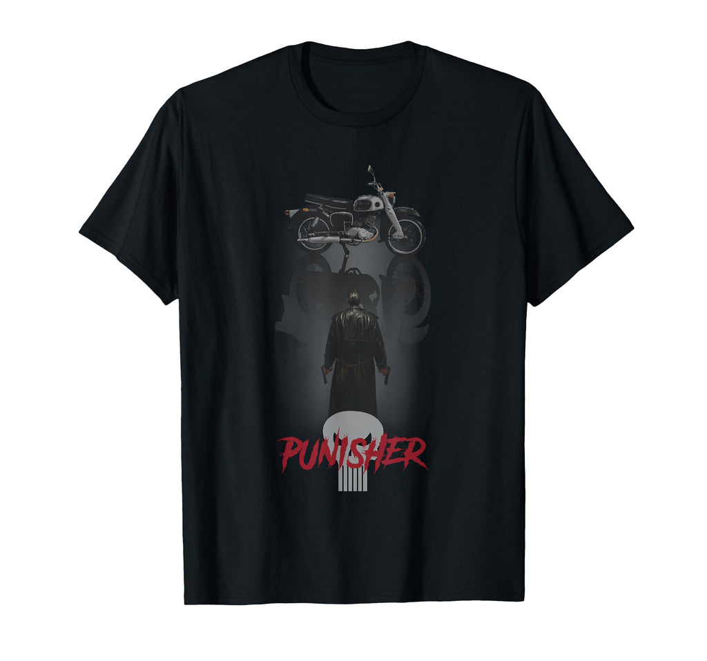 Marvel Punisher Frank Castle Facing T-Shirt - Custom Art Print Unisex - T-Shirt, Sweatshirt, Hoodie