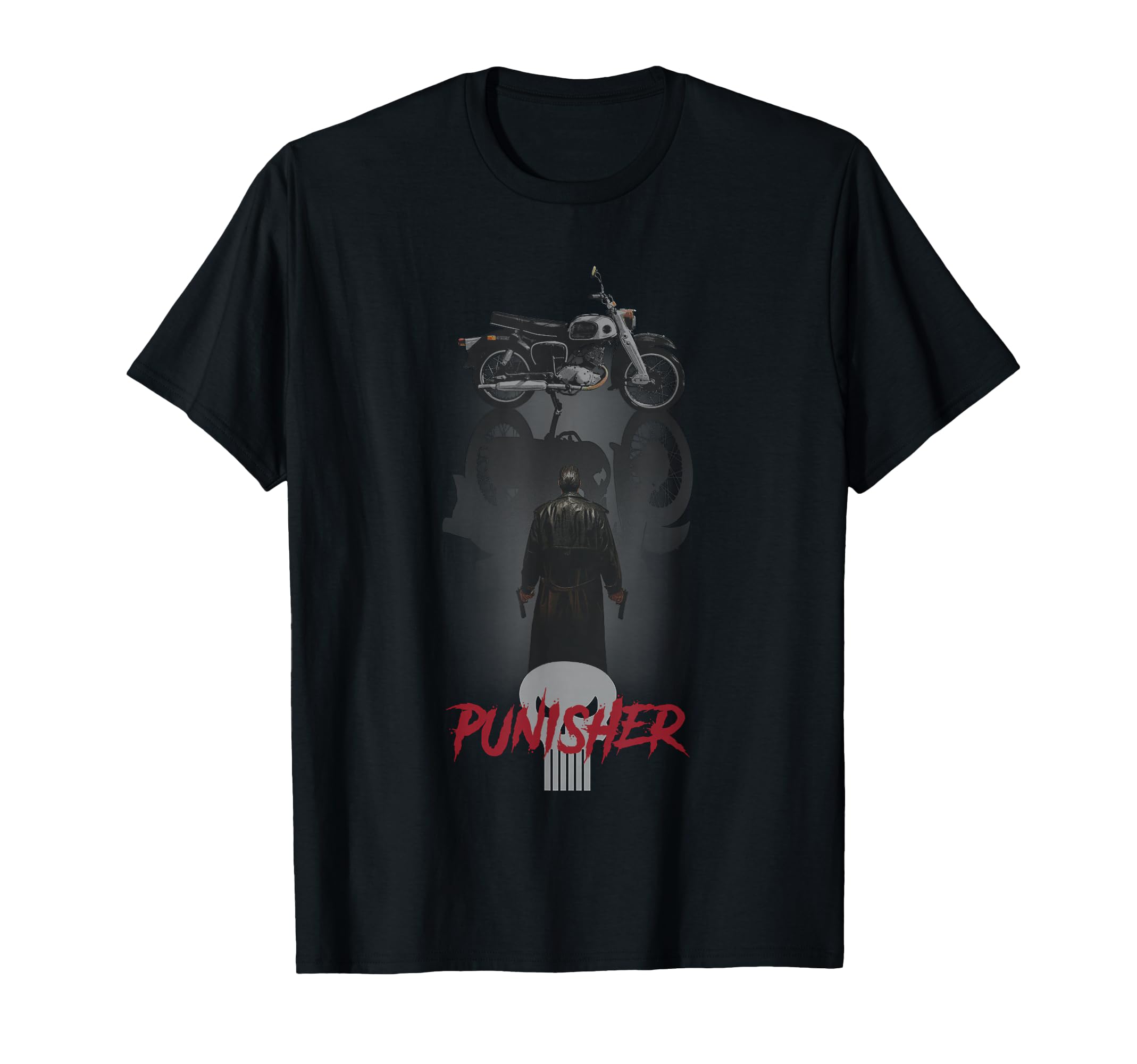 Marvel Punisher Frank Castle Facing T-Shirt - Custom Art Print Unisex - T-Shirt, Sweatshirt, Hoodie