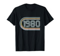 1980 Bold Typography Bold 80S T-Shirt - Minimalist Print for Adults - T-Shirt, Sweatshirt, Hoodie