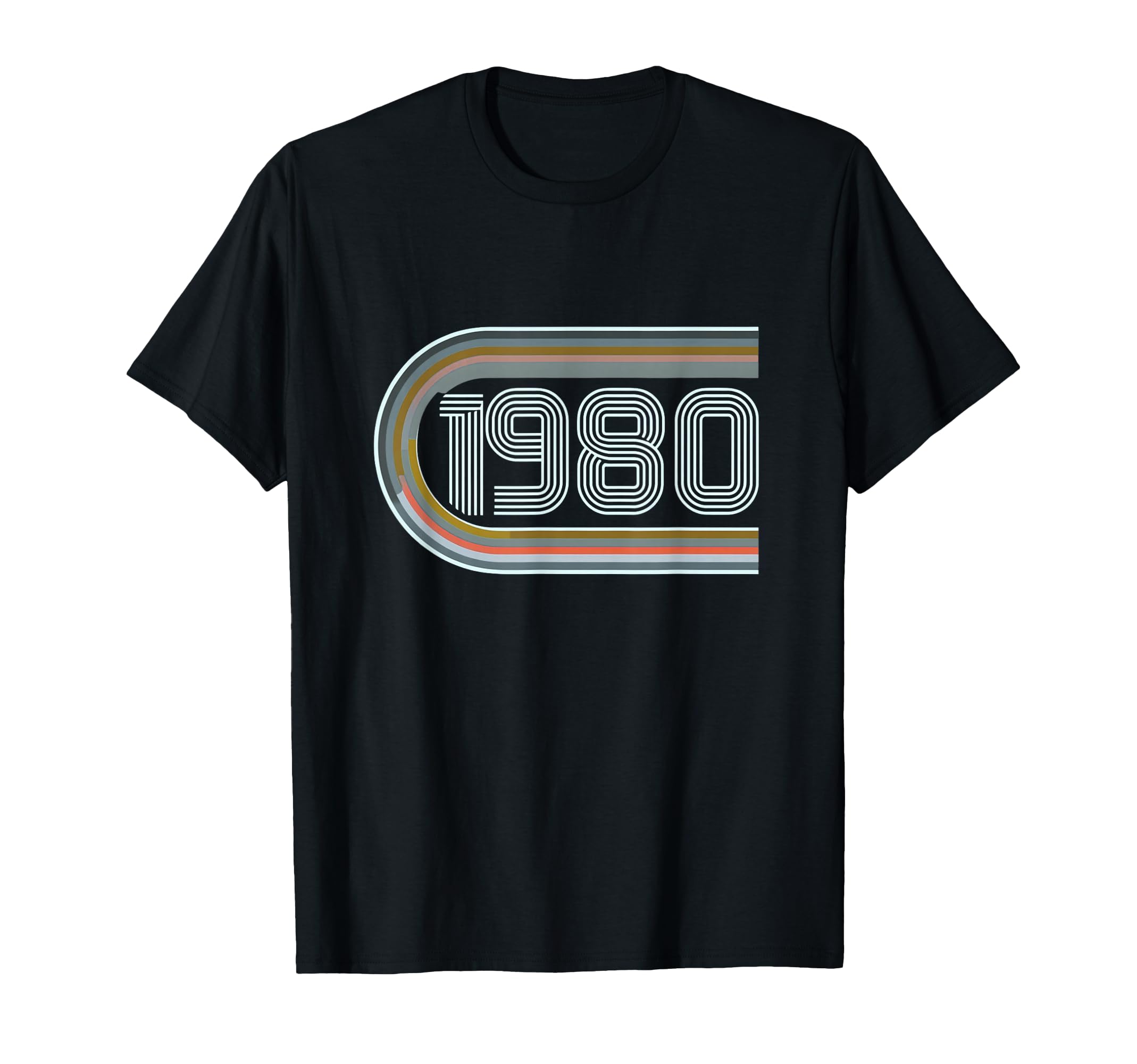 1980 Bold Typography Bold 80S T-Shirt - Minimalist Print for Adults - T-Shirt, Sweatshirt, Hoodie