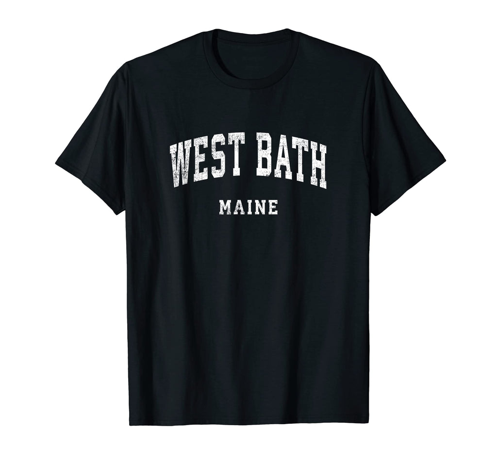 West Bath Maine Me Athletic Sports T-Shirt - Aesthetic Graphic Men Women - T-Shirt, Sweatshirt, Hoodie