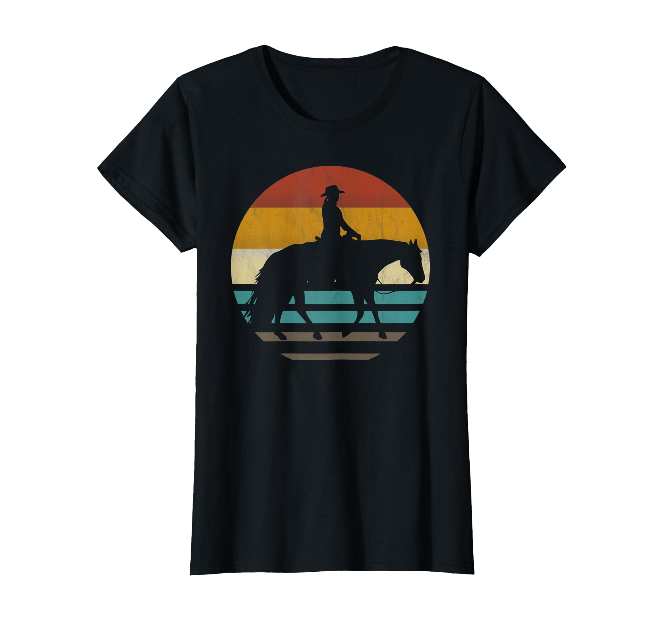 Western Riding Western Rider Riding T-Shirt - Novelty Apparel Men Women - T-Shirt, Sweatshirt, Hoodie