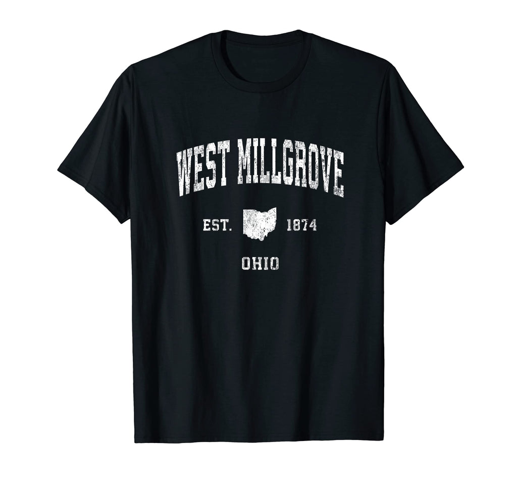 West Millgrove Ohio Oh Athletic T-Shirt - Streetwear Style for Adults - T-Shirt, Sweatshirt, Hoodie