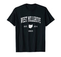 West Millgrove Ohio Oh Athletic T-Shirt - Streetwear Style for Adults - T-Shirt, Sweatshirt, Hoodie