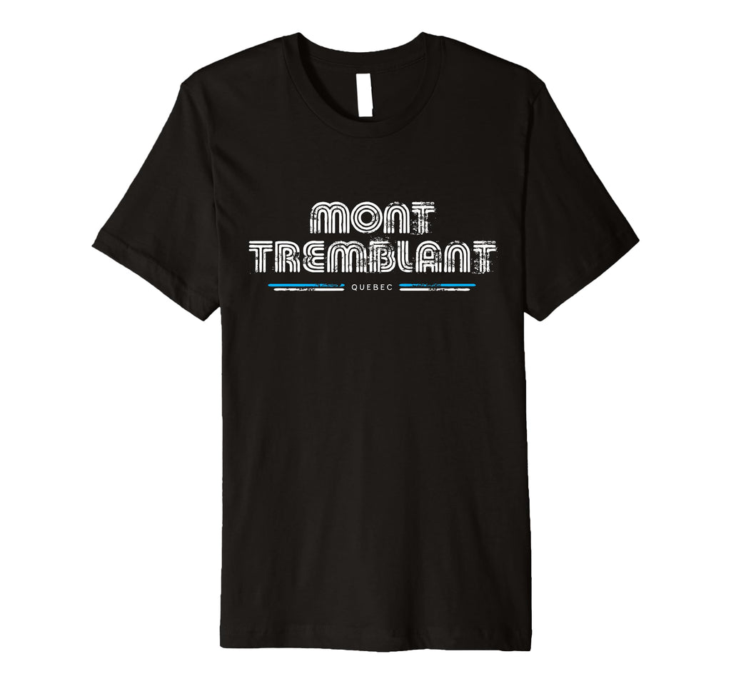 Mont Tremblant Quebec Canada 70S 80S Type T-Shirt - Graphic Print Men Women - T-Shirt, Sweatshirt, Hoodie