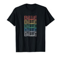 Billie Multicolor Typography T-Shirt - Custom Art Print Men Women - T-Shirt, Sweatshirt, Hoodie