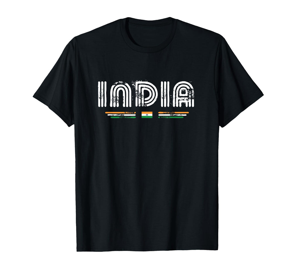 India 70S 80S Type Flag T-Shirt - Aesthetic Graphic Men Women - T-Shirt, Sweatshirt, Hoodie
