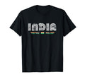 India 70S 80S Type Flag T-Shirt - Aesthetic Graphic Men Women - T-Shirt, Sweatshirt, Hoodie