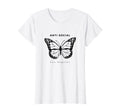 Womens Anti Social Butterfly T-Shirt - Trendy Graphic Men Women - T-Shirt, Sweatshirt, Hoodie
