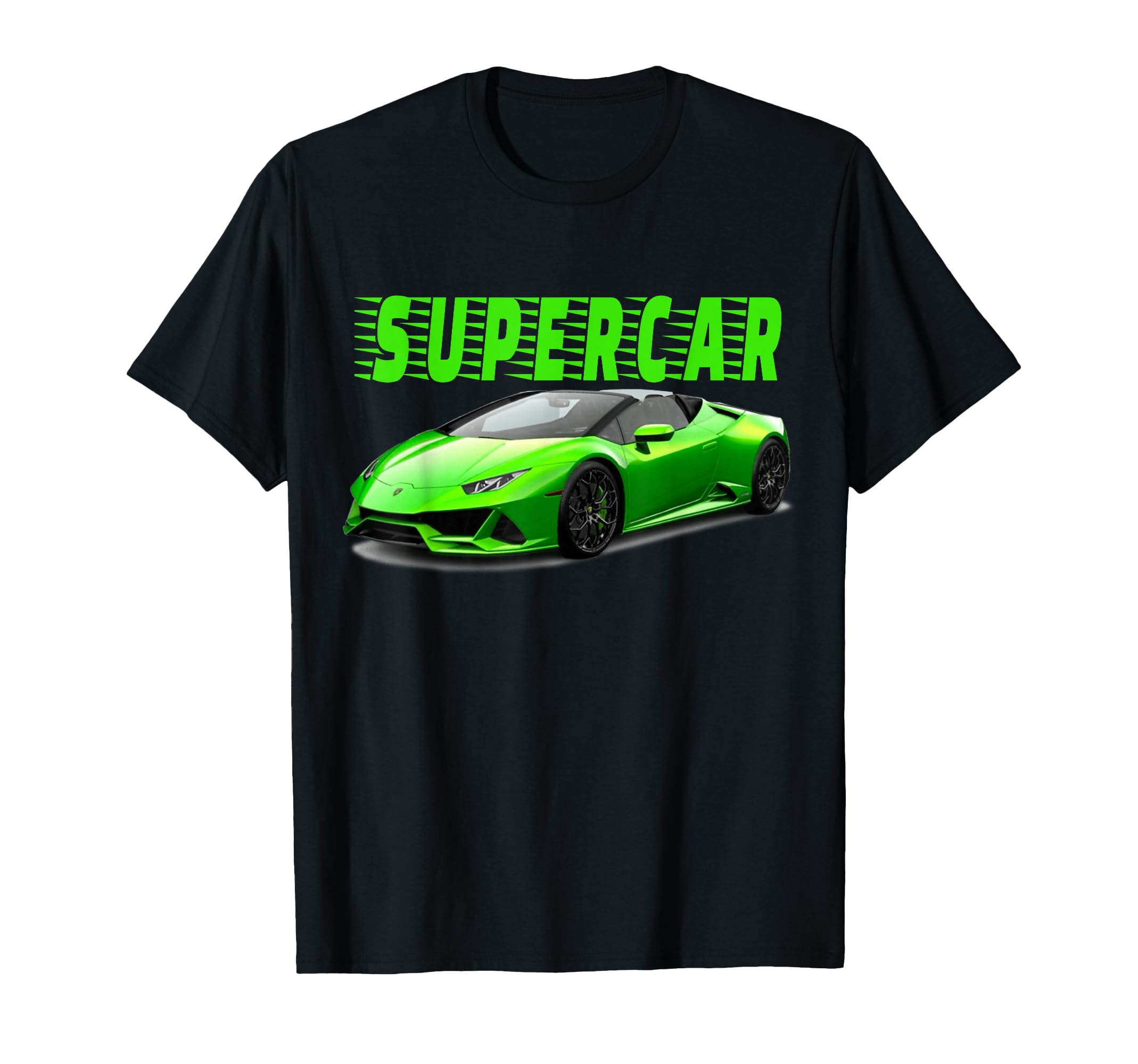 Fun Exotic Supercar Sports Car T-Shirt - Trendy Graphic for Adults - T-Shirt, Sweatshirt, Hoodie
