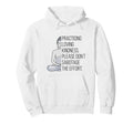 Practicing Loving Kindness Buddha Funny Hoodie - Trendy Graphic for Adults - T-Shirt, Sweatshirt, Hoodie