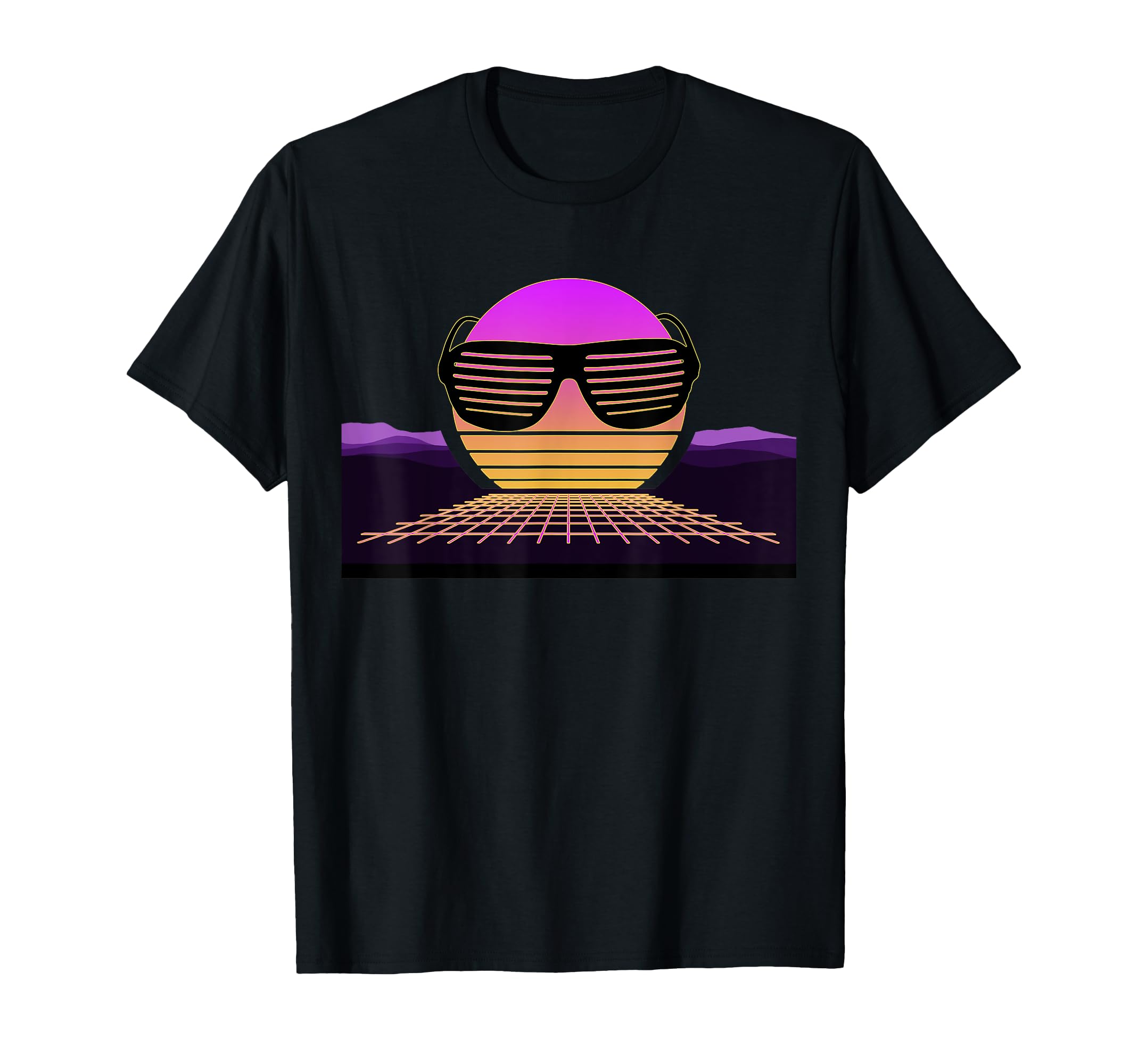 80S Digital Vaporwave Synthwave T-Shirt - Novelty Apparel for Adults - T-Shirt, Sweatshirt, Hoodie