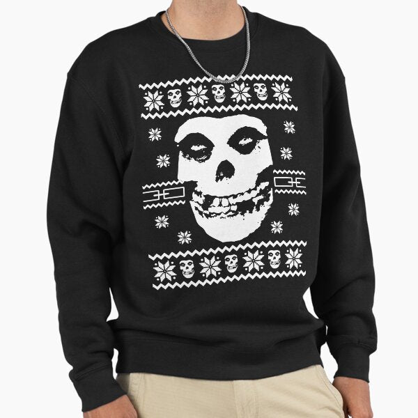 Misfits Christmas Jumper Crimson Ghost Punk - Adult & Kids T-Shirts, Sweatshirts & Hoodies apparel design preview 1
