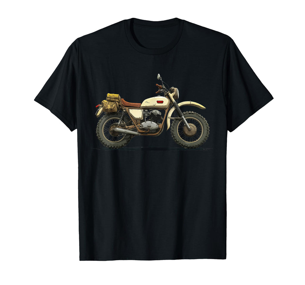 Adventure Motorcycle T-Shirt - Custom Art Print Men Women - T-Shirt, Sweatshirt, Hoodie