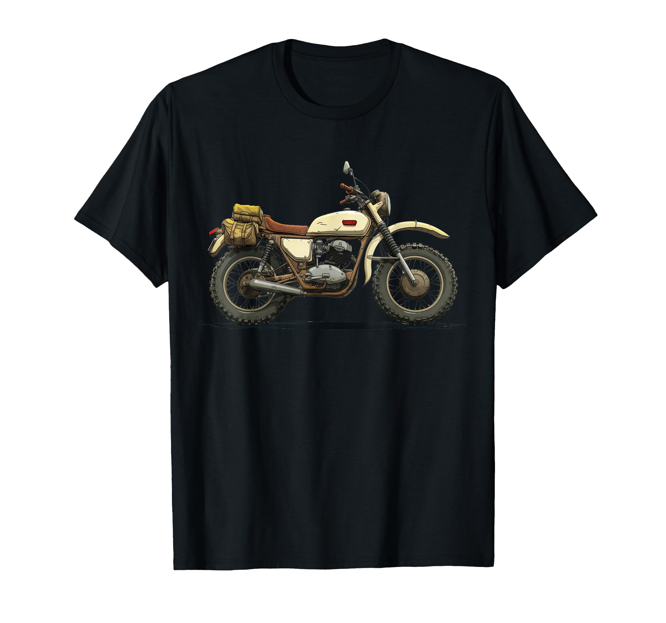 Adventure Motorcycle T-Shirt - Custom Art Print Men Women - T-Shirt, Sweatshirt, Hoodie