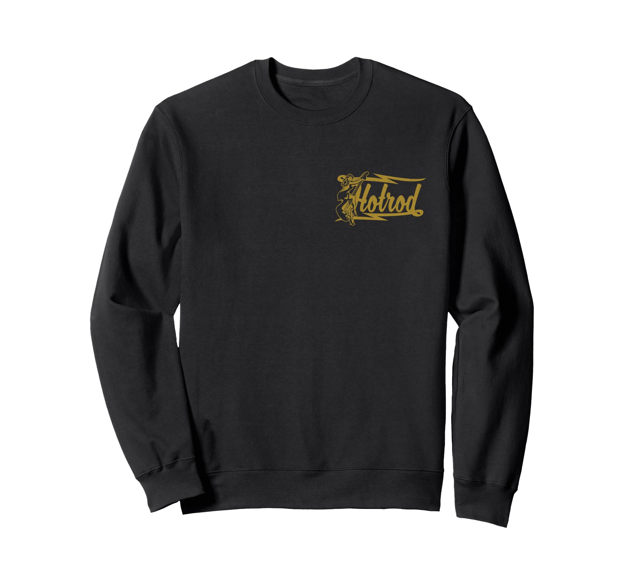 Hotrod Distressed Sweatshirt - Unique Graphic Unisex - T-Shirt, Sweatshirt, Hoodie