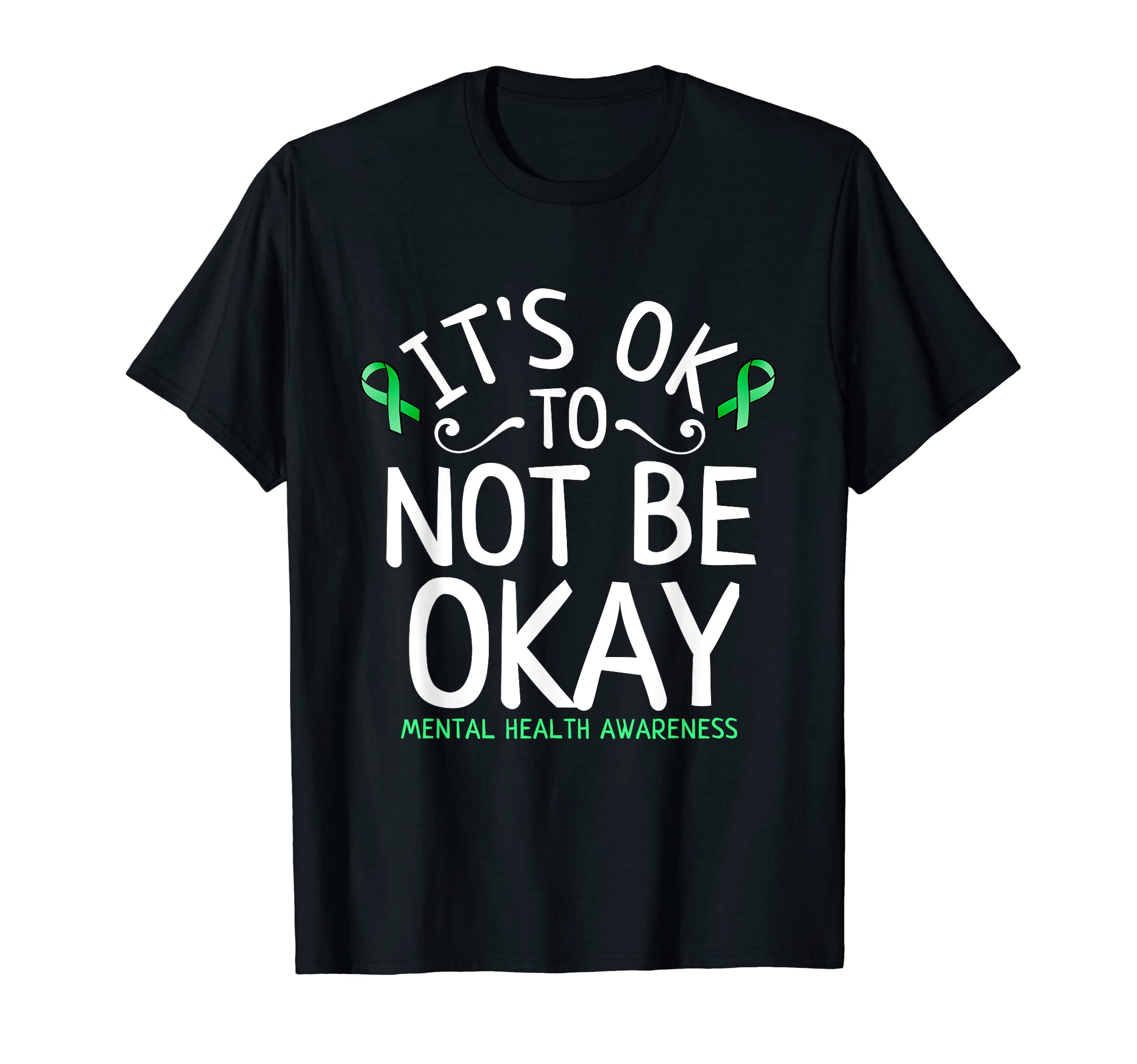 Its Ok To Not Be Okay Mental Health T-Shirt - Minimalist Print for Adults - T-Shirt, Sweatshirt, Hoodie