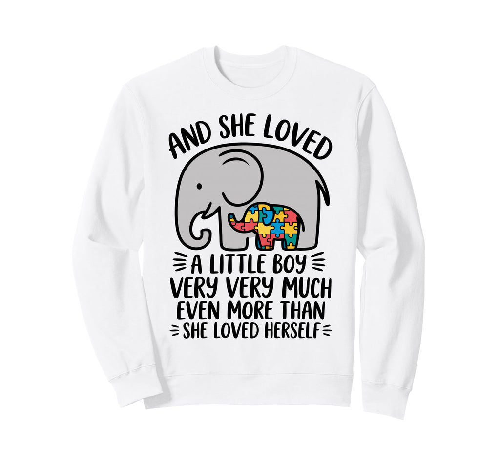 Autism Mom Autistic Son Family Sweatshirt - Graphic Print for Adults - T-Shirt, Sweatshirt, Hoodie