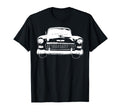 1955 Car Silhouette T-Shirt - Aesthetic Graphic for Adults - T-Shirt, Sweatshirt, Hoodie