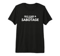 Self Care And Sabotage Tri Blend T-Shirt - Custom Art Print for Adults - T-Shirt, Sweatshirt, Hoodie