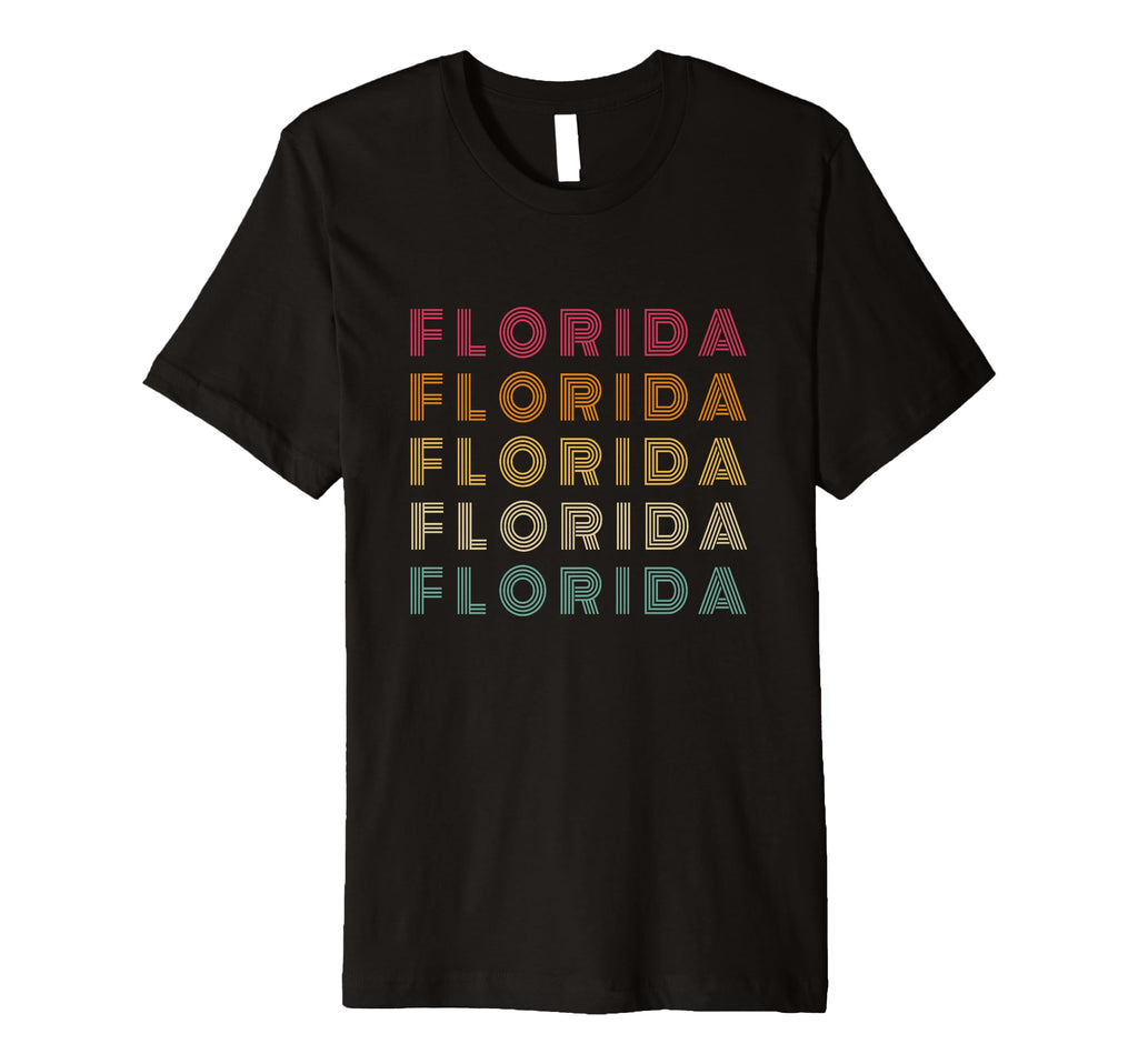 Florida 70S 80S Throwback T-Shirt - Fun Novelty Design Unisex - T-Shirt, Sweatshirt, Hoodie