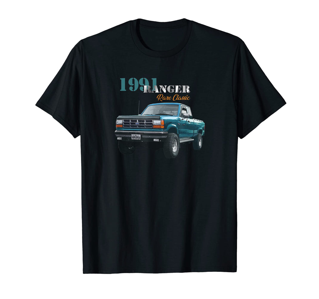 Cars Trucks Rare 1991 Pick Up Truck T-Shirt - Custom Art Print Unisex - T-Shirt, Sweatshirt, Hoodie