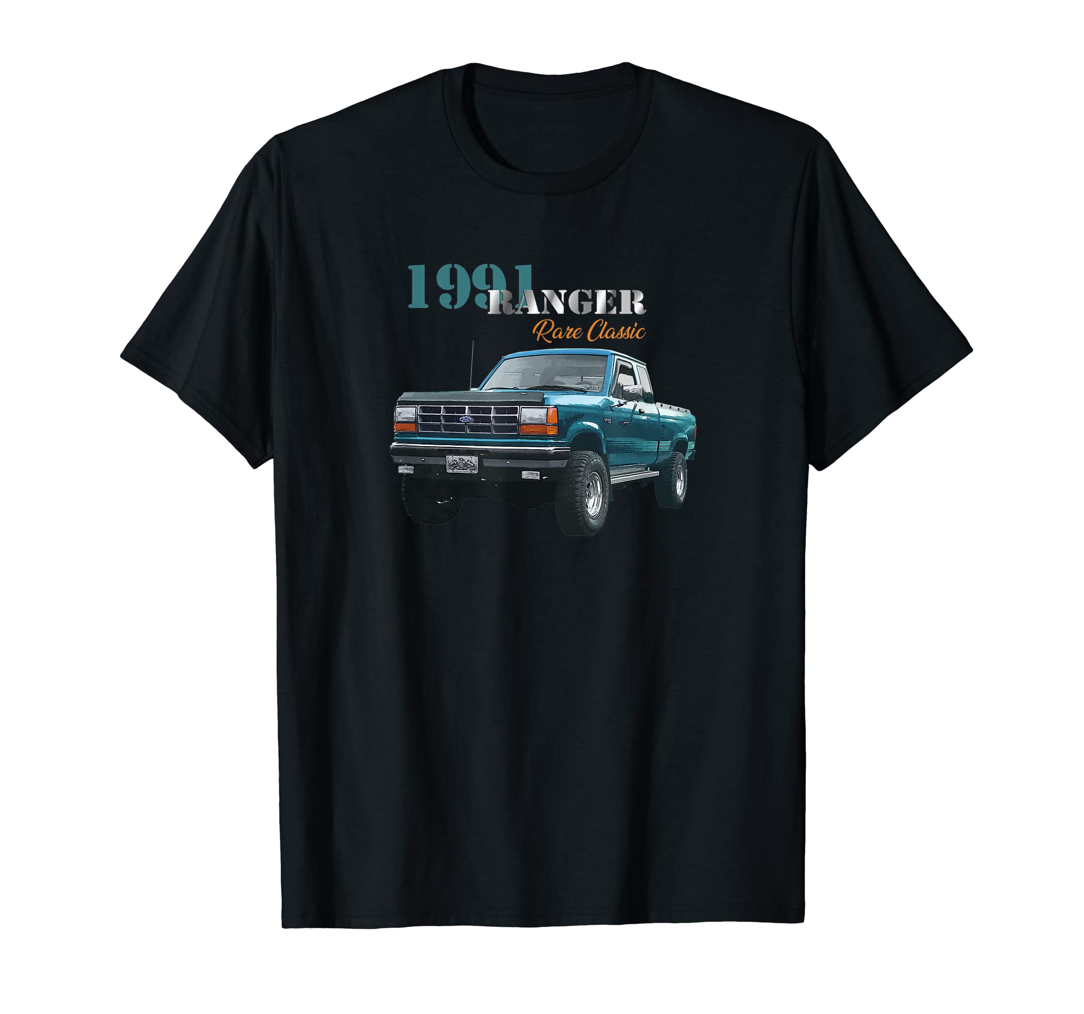 Cars Trucks Rare 1991 Pick Up Truck T-Shirt - Custom Art Print Unisex - T-Shirt, Sweatshirt, Hoodie