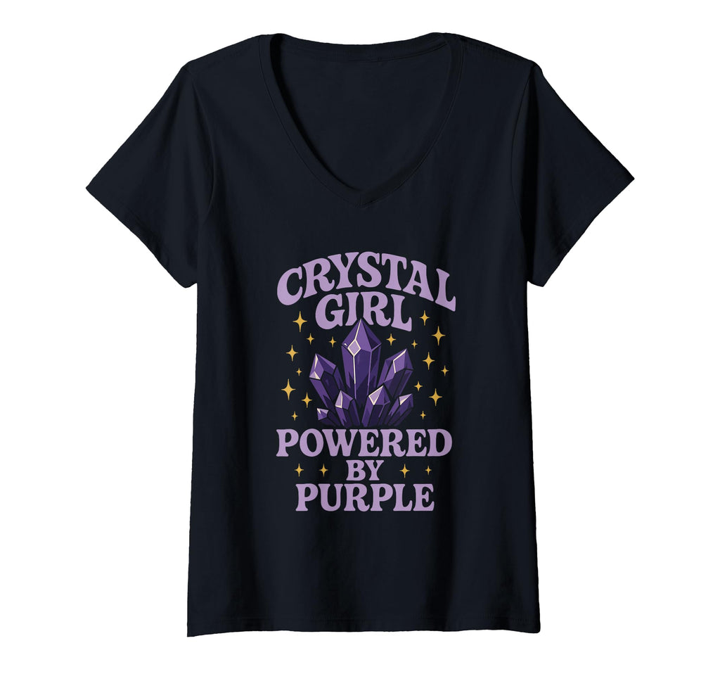Womens Amethyst Addict Healing T-Shirt - Custom Art Print for Adults - T-Shirt, Sweatshirt, Hoodie
