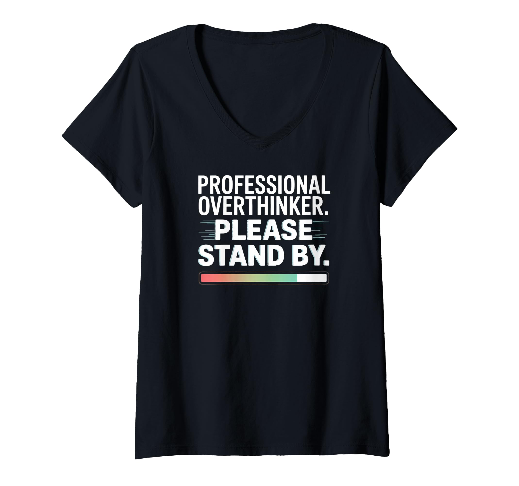 Womens Professional Overthinker Funny T-Shirt - Streetwear Style Unisex - T-Shirt, Sweatshirt, Hoodie