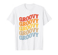 Groovy Stacked Wavy Gifts T-Shirt - Casual Everyday Wear Unisex - T-Shirt, Sweatshirt, Hoodie