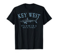 Key West Florida Shark Arched Pale T-Shirt - Minimalist Print for Adults - T-Shirt, Sweatshirt, Hoodie
