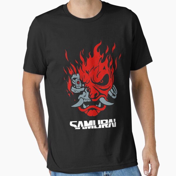 Vintage Samurai Retro Japanese Gaming 2077 Art Game - Adult & Kids T-Shirts, Sweatshirts & Hoodies apparel design preview 1