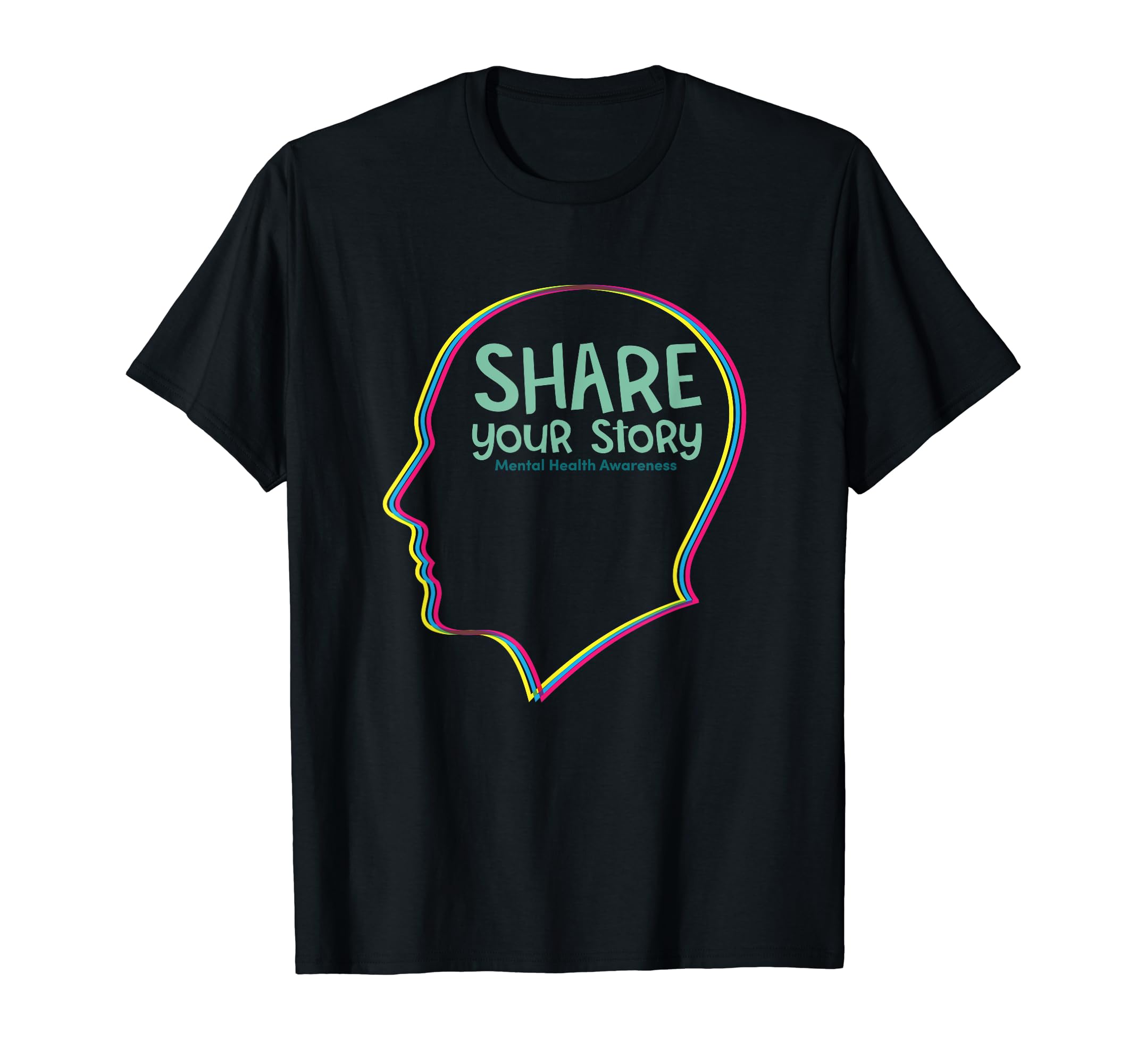 Mental Health Awareness Depression T-Shirt - Unique Graphic Men Women - T-Shirt, Sweatshirt, Hoodie