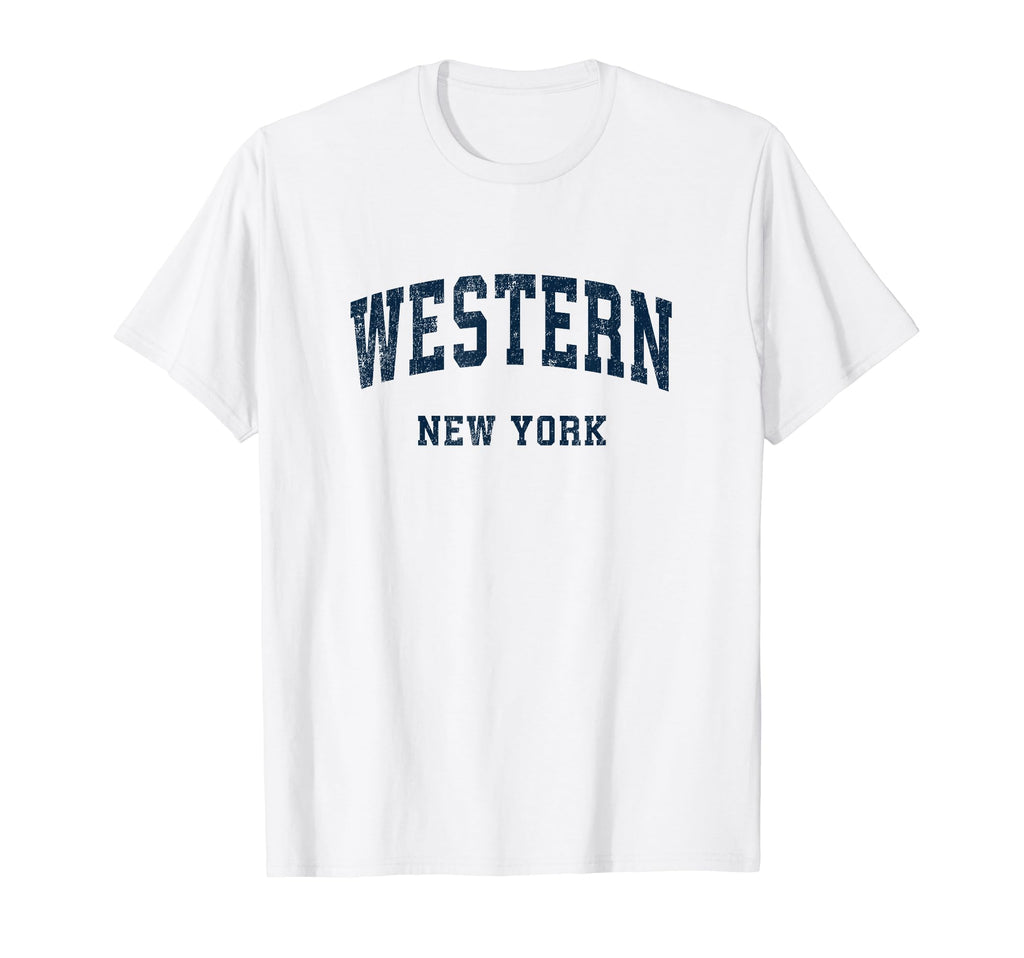 Western New York Ny Athletic Sports T-Shirt - Streetwear Style for Adults - T-Shirt, Sweatshirt, Hoodie