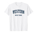 Western New York Ny Athletic Sports T-Shirt - Streetwear Style for Adults - T-Shirt, Sweatshirt, Hoodie