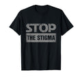 All Tees Stop Stigma Mental Health Hoodie - Casual Everyday Wear Men Women - T-Shirt, Sweatshirt, Hoodie