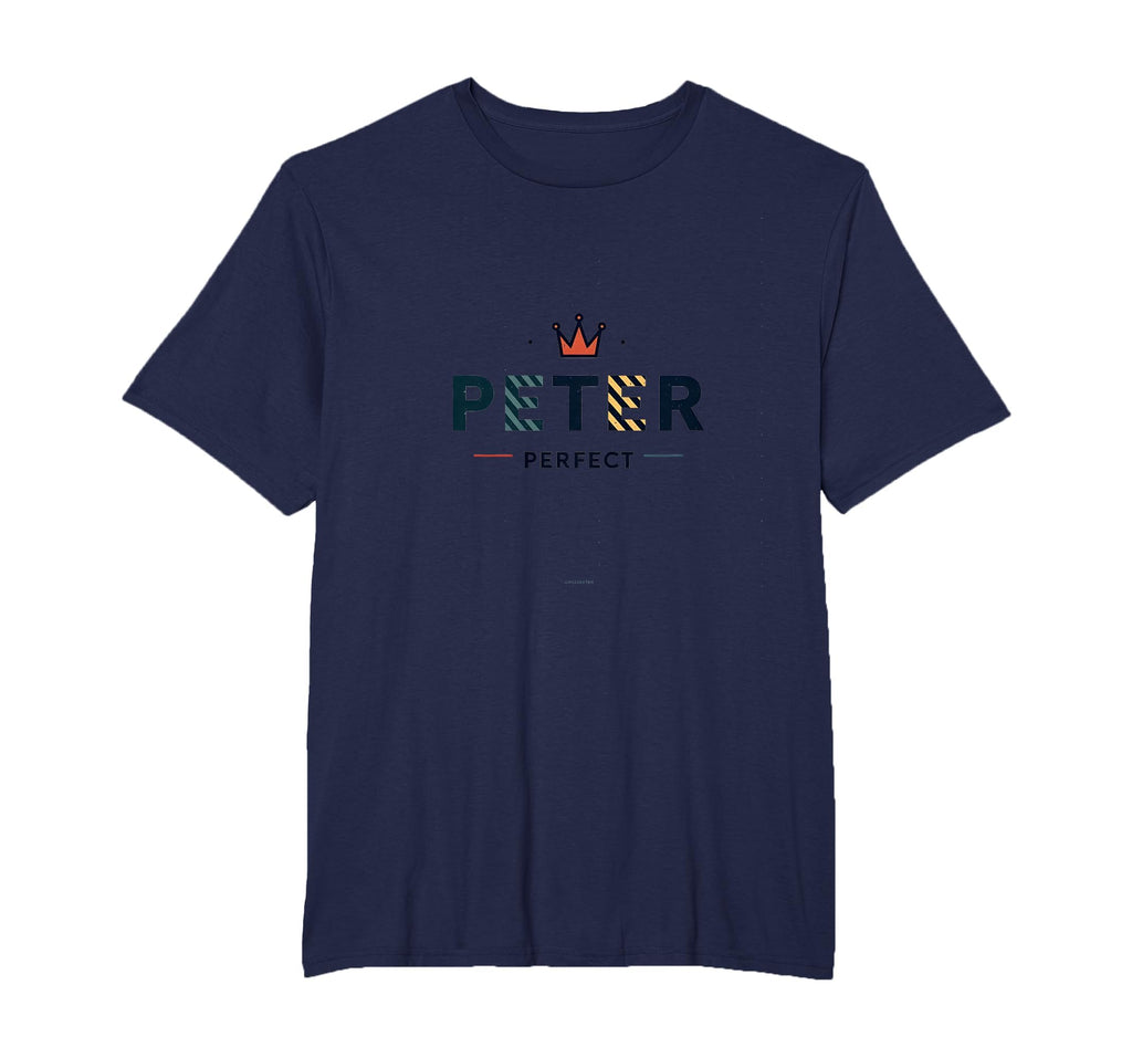 Peter Peter Royal Crown Typography T-Shirt - Fun Novelty Design Men Women - T-Shirt, Sweatshirt, Hoodie