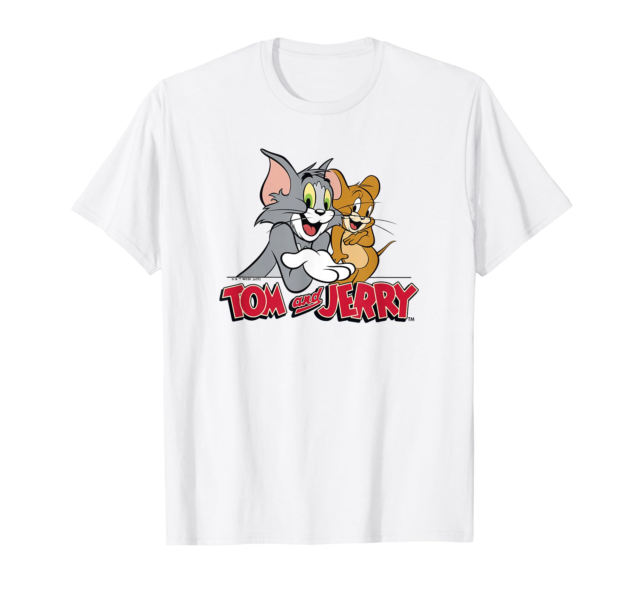 Tom And Jerry Best Buddies Logo T-Shirt - Casual Everyday Wear Men Women - T-Shirt, Sweatshirt, Hoodie