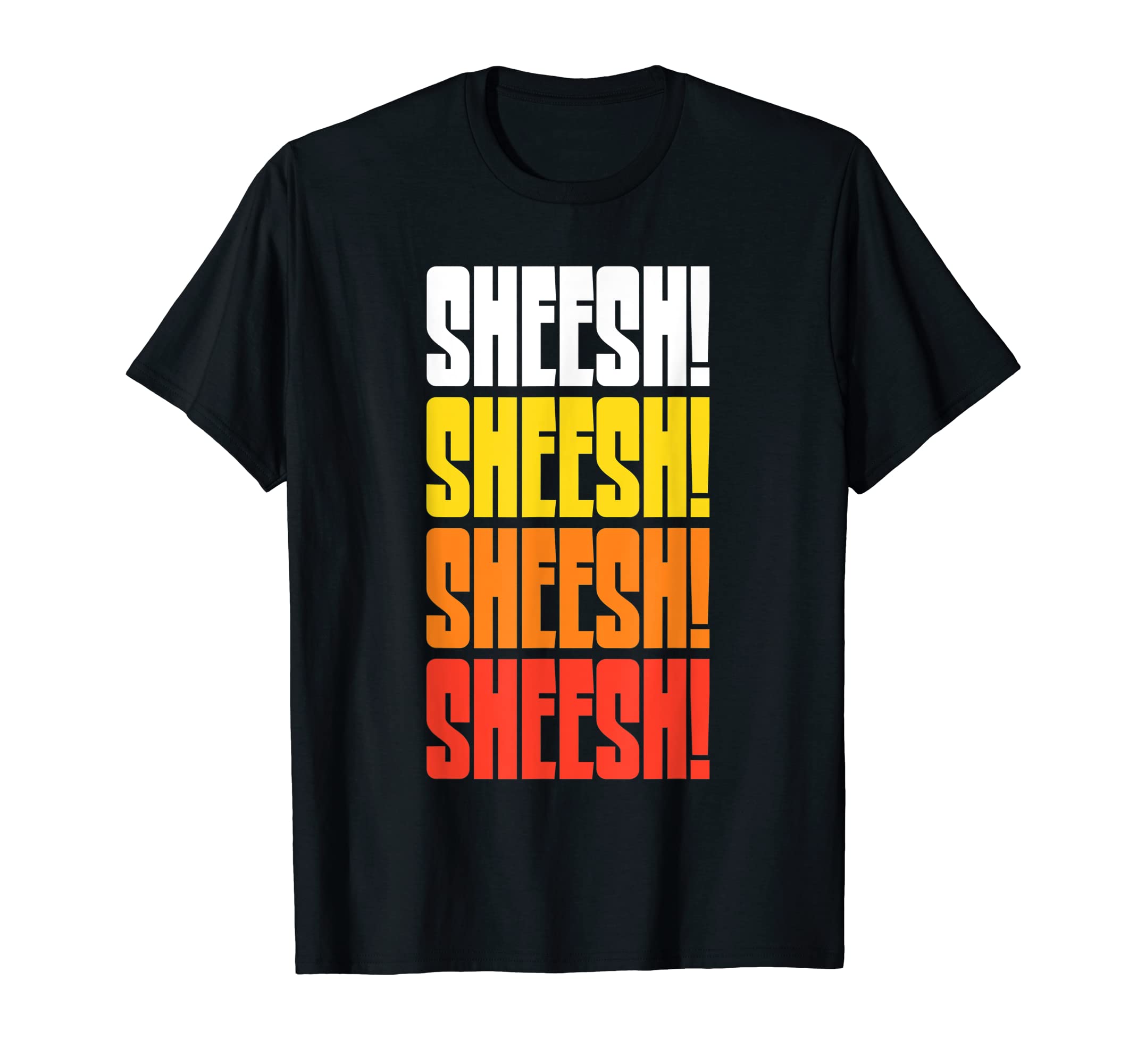 Sheesh Funny 70S 80S Typography T-Shirt - Minimalist Print for Adults - T-Shirt, Sweatshirt, Hoodie