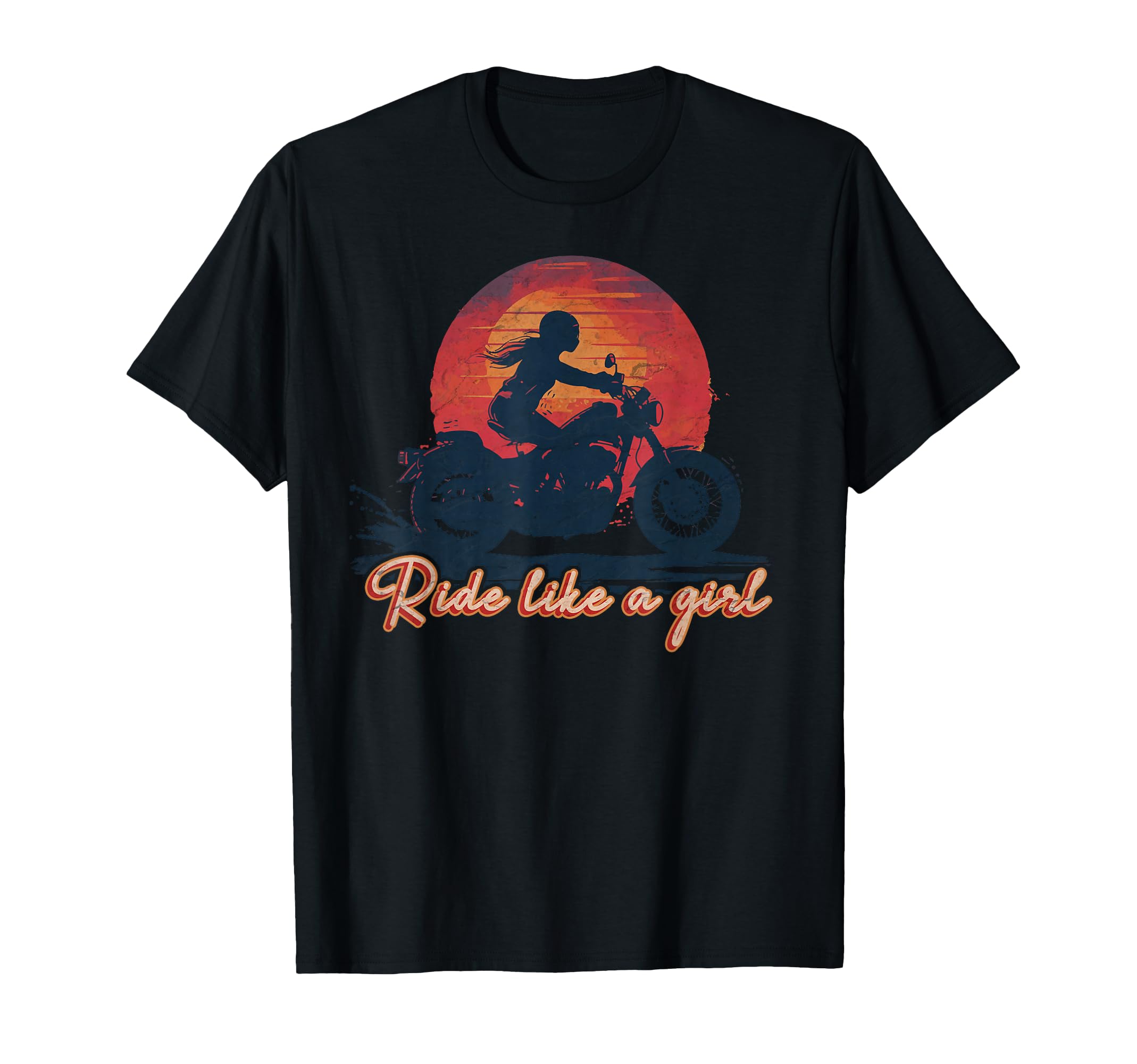 Ride Like Sunset Motorcycle Lover T-Shirt - Unique Graphic Unisex - T-Shirt, Sweatshirt, Hoodie